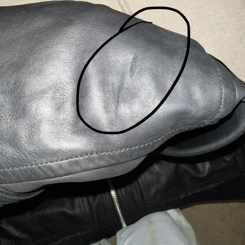 Madewell Leather Bomber Jacket - Picture 5 of 7